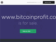 Tablet Screenshot of bitcoinprofit.com