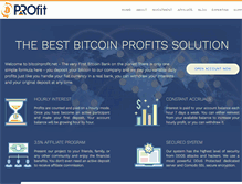 Tablet Screenshot of bitcoinprofit.net